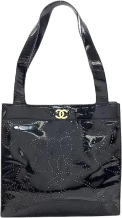 Chanel Pre-owned Camellia Handbag - Dames - Vintage Shopper - Zwart - ONE Size - Leer - Vintage
