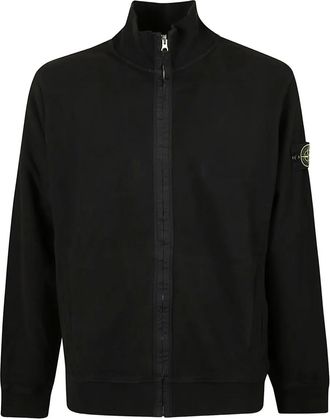 Stone Island zip sweatshirt - Black