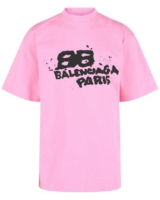 Balenciaga Hand Drawn Bb Icon T-Shirt