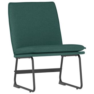 vidaXL Vidaxl Sedia Lounge Verde Scuro 52x75x76 Cm In Tessuto
