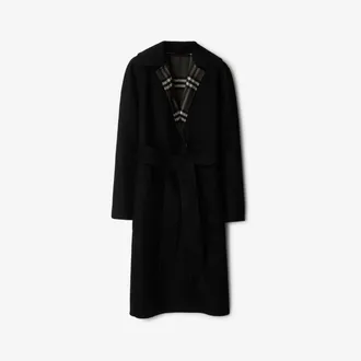 Burberry Reversible Wool Wrap Coat, Size: 02, 11/7 Update Title And Tab 1