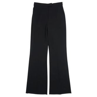 Max Mara Norcia Wide Trousers - female - Max Mara - Wide Trousers - Black - XL - Trousers