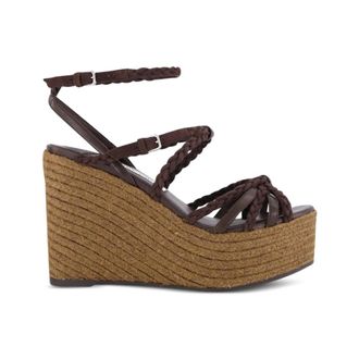 Jimmy Choo London Wedges, female, Brown, Size: 10 US Shoes Jimmy Choo