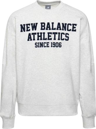 New Balance Hombre, Sudaderas, Blanco, Talla: M