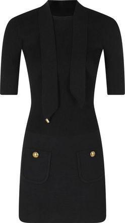 Elisabetta Franchi Midi Kleedjes - Dames - Casual kleedjes - Zwart - M - Kleedjes