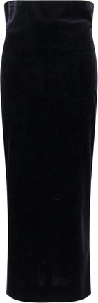 Alberta Ferretti Midi Rok - Dames - Midirokken - Zwart - M - Polyester - Rokken