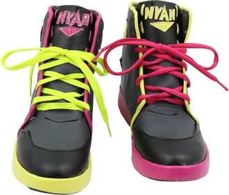 Generic Womens Anime Cosplay Boots for Tokoyami Towa Fancy Stage Performance Props Shoes Custom Made Halloween Christma Comic Con (Black,11.5)