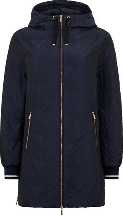 Moorer Neris - Dames - Parka Jassen - Blauw - L - Polyester - Jassen