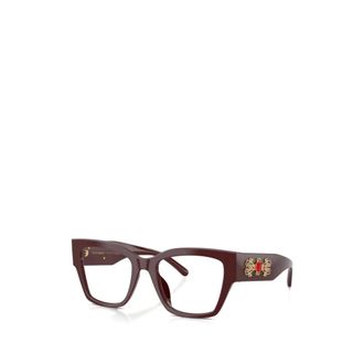 Dolce & Gabbana Glasses, female, Red, Size: 53 MM 3091 Eyeglasses