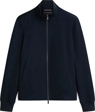 Tommy Hilfiger Performance Smart Casual Zip-Thru Vest - Heren - Vesten met rits - Blauw - XL - Polyester - Hoodies & sweatvesten