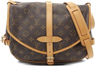 Louis Vuitton Borsa a tracolla Saumur 30 2004 - Marrone