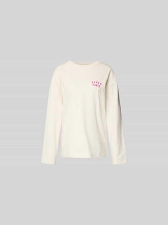 Kenzo Relaxed Fit Longsleeve aus Baumwolle in Ecru, Gr&ouml;&szlig;e XS