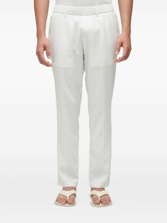 Osklen elasticated-waist trousers - White