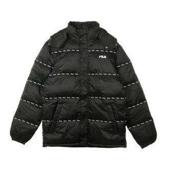 Fila Zwarte Donsjas voor Mannen - Heren - Winterjassen - Zwart - XL - Jassen