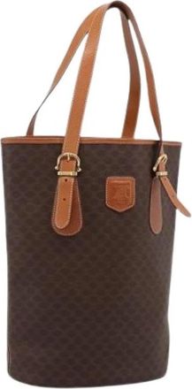 Celine Pre-owned Vintage Tote Bag - Dames - Vintage Shopper - Bruin - ONE Size - Leer - Vintage