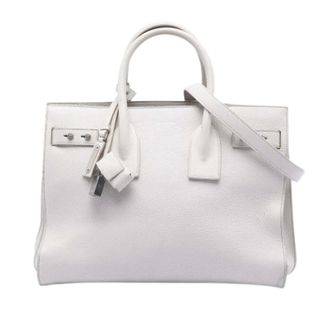 Saint Laurent Pre-owned Handbags, female, White, Size: ONE SIZE Pre-owned Sac De Jour