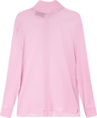 Gucci Stretch Silk Shirt-Uomo