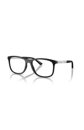 Emporio Armani 53mm Rectangle optical glasses in Black at Nordstrom