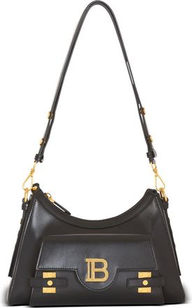 Balmain B-Buzz leather shoulder bag - women - CALFSKIN - OS - Black