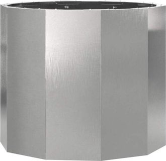 vidaXL Planter Silver 60 x 60 x 50 cm Stainless Steel vidaXL