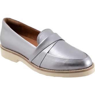 Softwalk Walsh Loafer - Multiple Widths Available in Pewter at Nordstrom Rack, Size 10.5