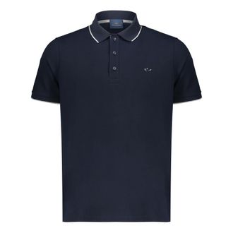 Paul & Shark Paul & Shark, Polo Shirts, male, Blue, Size: 2XL Short-sleeved Polo