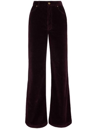 La DoubleJ The Flare broek - Paars