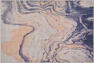 Beliani Rug GEBZE Blue 160 x 230 cm