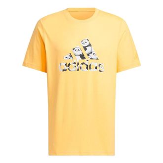 adidas China T-Shirt Asia Sizing Yellow White JI6835
