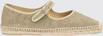 Castaner Espadrillas Padua modello Mary Jane in canvas con tacco basso