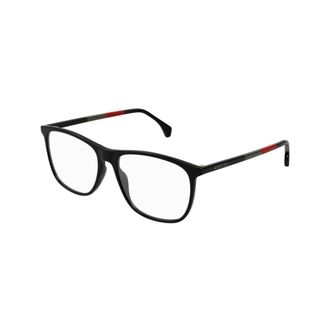 Gucci Vierkant Optisch Montuur - Heren - Brillen - Zwart - 55 MM - Accessoires