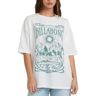 Billabong Desert Wandering Cotton Blend Graphic T-Shirt in Salt Crystal at Nordstrom, Size X-Small