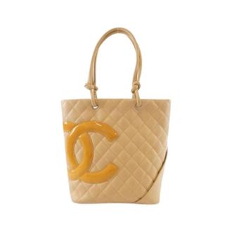 Chanel Pre-owned Bolso de Mano de Piel Cambon Line - Pre-owned - Mujer - Beige - ONE SIZE