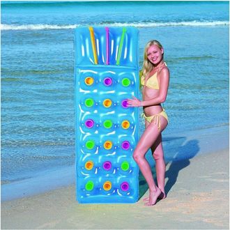 Trade Shop Trade Shop - Colchoneta Inflable Individual Para Piscina 188x71cm