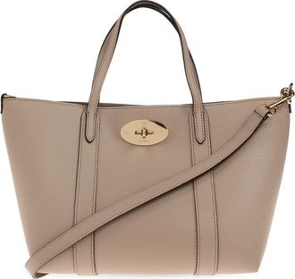 Mulberry Mini Bayswater Tote - Dames - Handtassen - Grijs - ONE Size - Leer - Tassen