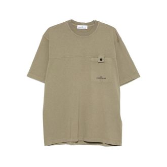 Stone Island T-Shirts - Heren - T-shirts - Groen - XL - Tops