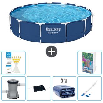 Bestway Piscina Bestway Steel Pro Redonda - 396x84 Cm - 7-piezas S252