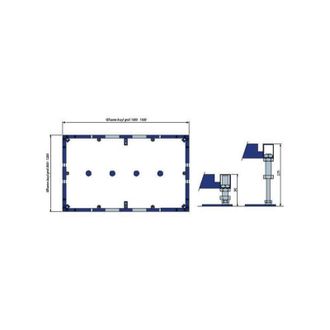 Villeroy & Boch V&b Montagerahmen F&uuml;r Duschwannen Ab 1000x1000