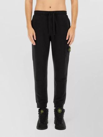 Stone Island jogger trousers side pockets cargo design