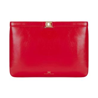 Elisabetta Franchi Clutches, female, Red, Size: ONE SIZE A Busta