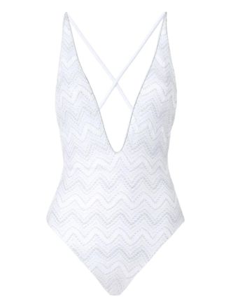 Missoni Badpak met zigzag patroon - Grijs