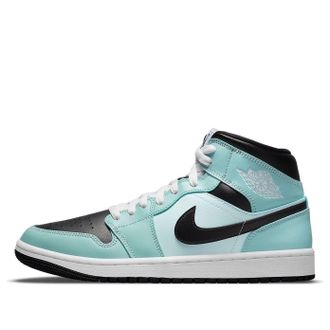 Air Jordan (WMNS) Air Jordan 1 Mid Aqua Black BQ6472-300