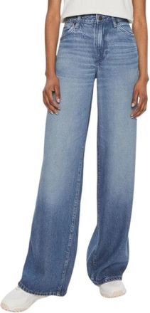 Wrangler Wide Jeans - Dames - Loose Fit Jeans - Blauw - W26 L30 - Jeans