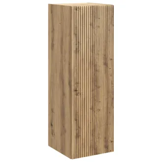vidaXL Mueble De Ba&ntilde;o Montado En La Pared Roble Artisan Vidaxl