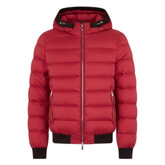 Moorer Jassen, Heren, Rood, M, Polyester, Depisis-S3 Gewatteerde Jas