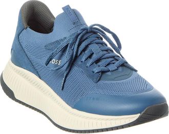 HUGO BOSS Titanium Evo Leather Running Sneaker