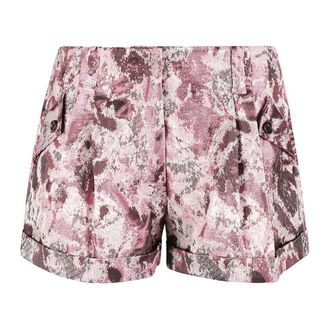 John Richmond Forcim Short - Dames - Korte broeken - Roze - Maat: 2XS Wol