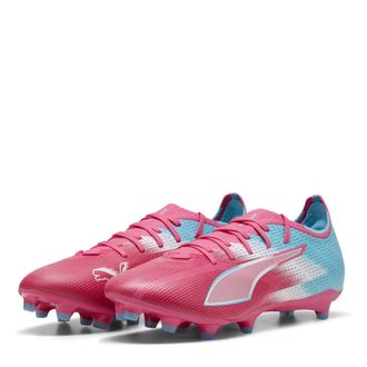 Puma Mens 6 Match Adults Firm Ground Football Boots in.Blue/White - Size UK 11.5