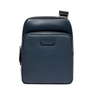 Piquadro Messenger Bags, male, Blue, Size: ONE SIZE Mens crossbody bag for iPadmini