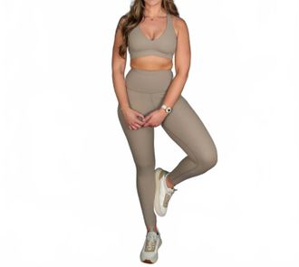 SPLITS59 Womens Airweight Super High Waist Legging In Latte